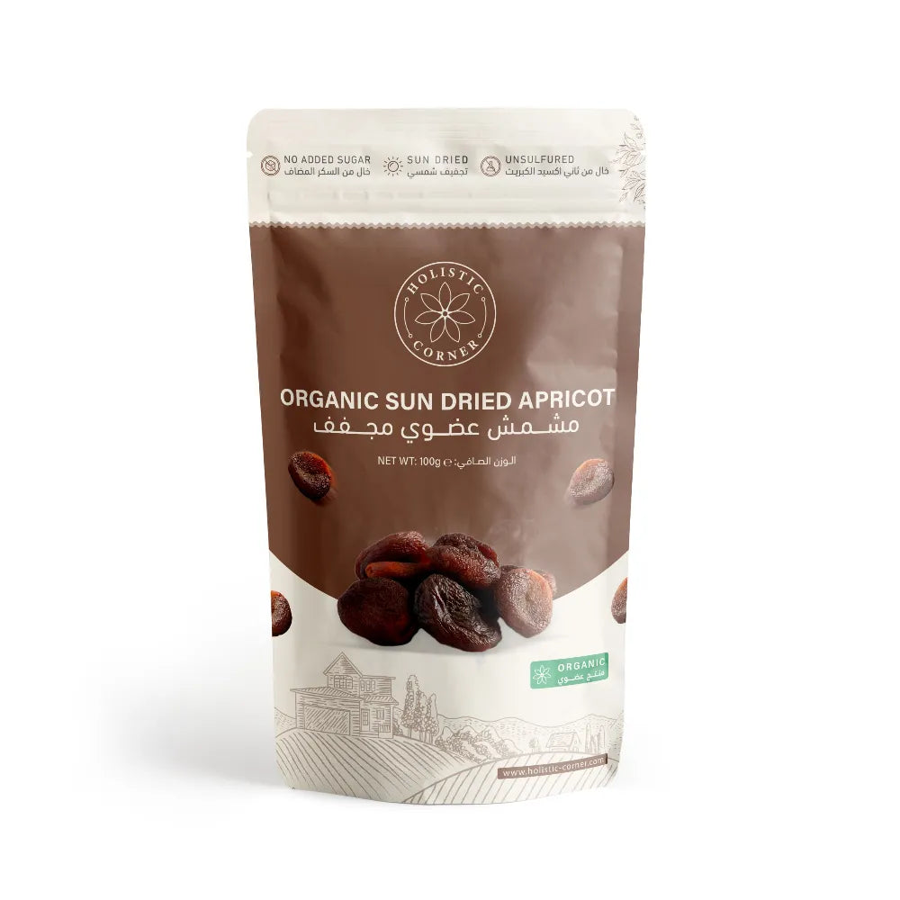 Holistic Corner Organic Dried Apricots 100g