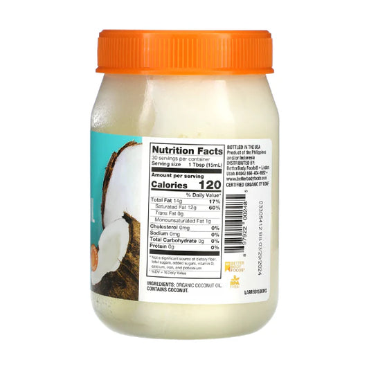 Organic Refined Coconut Oil (458ml)