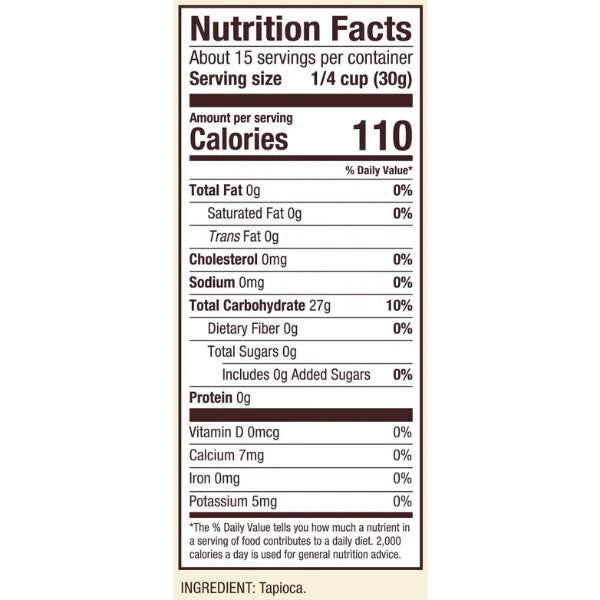 Gluten Free Tapioca Flour (454g)