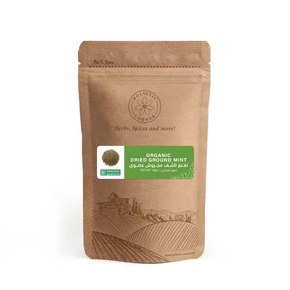 Holistic Corner Organic Dried Ground Mint 30g