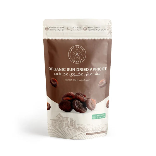 Holistic Corner Organic Dried Apricots 100g