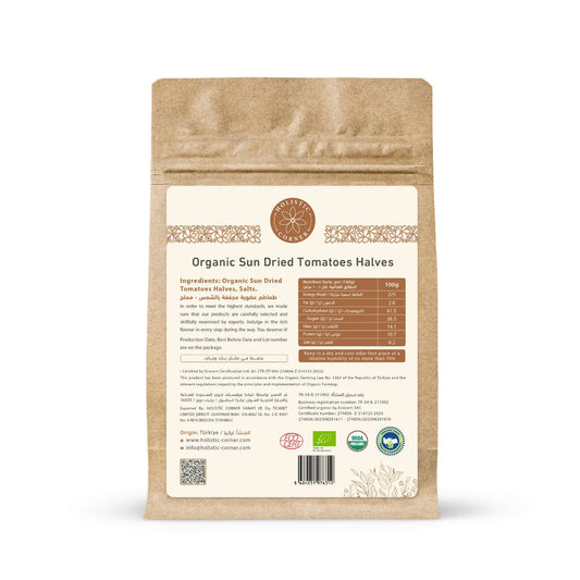 Holistic Corner Organic Sun Dried Tomatoes Halves 250g