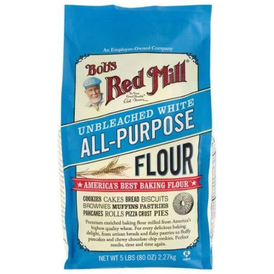 Organic Unbleached White Flour (2.27kg)
